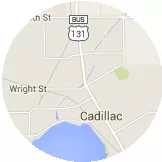 Map Cadillac